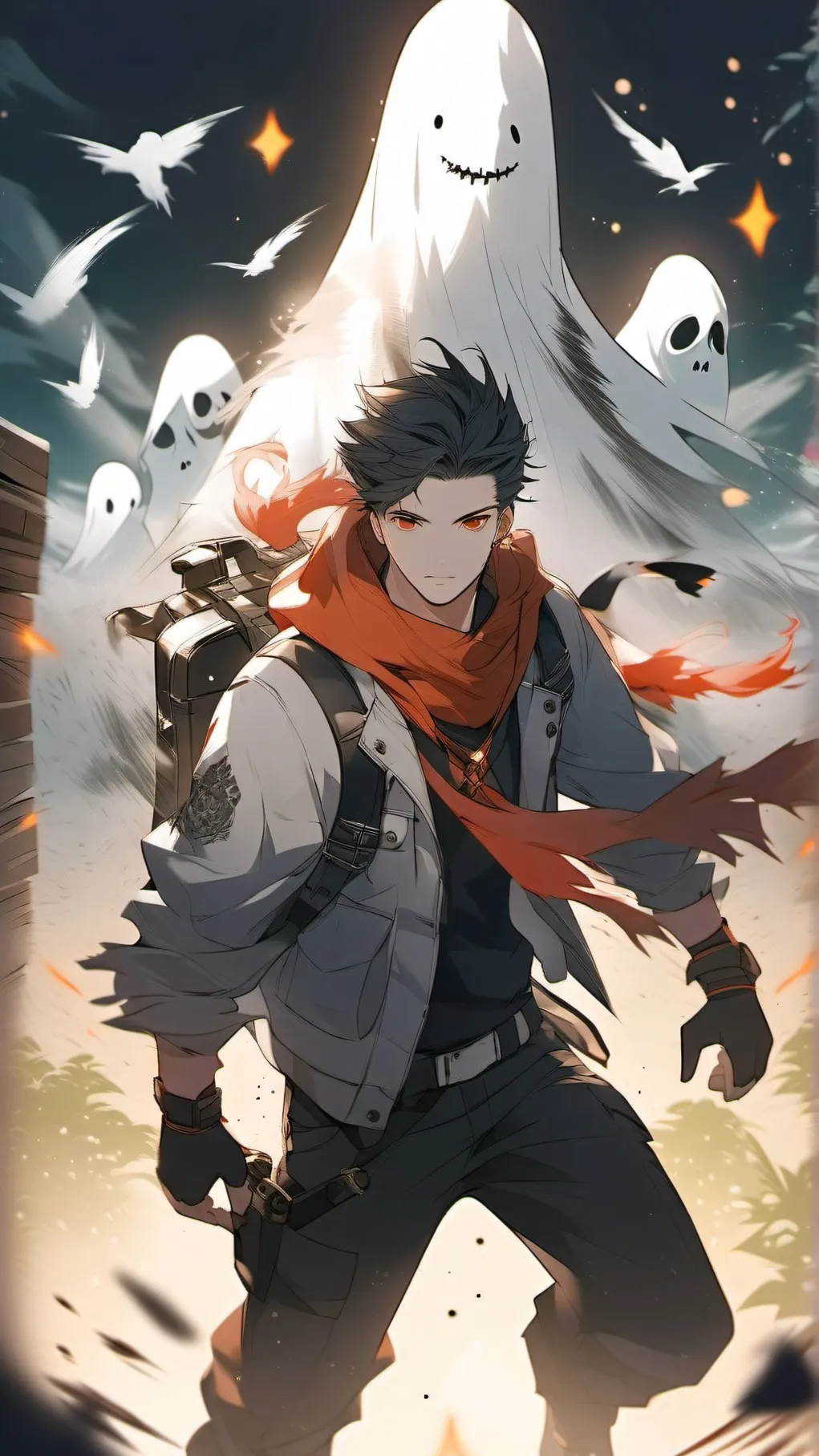 ai character: DW D5:ghost hunter background