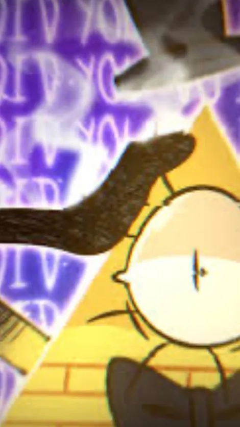 ai character: Bill cipher background