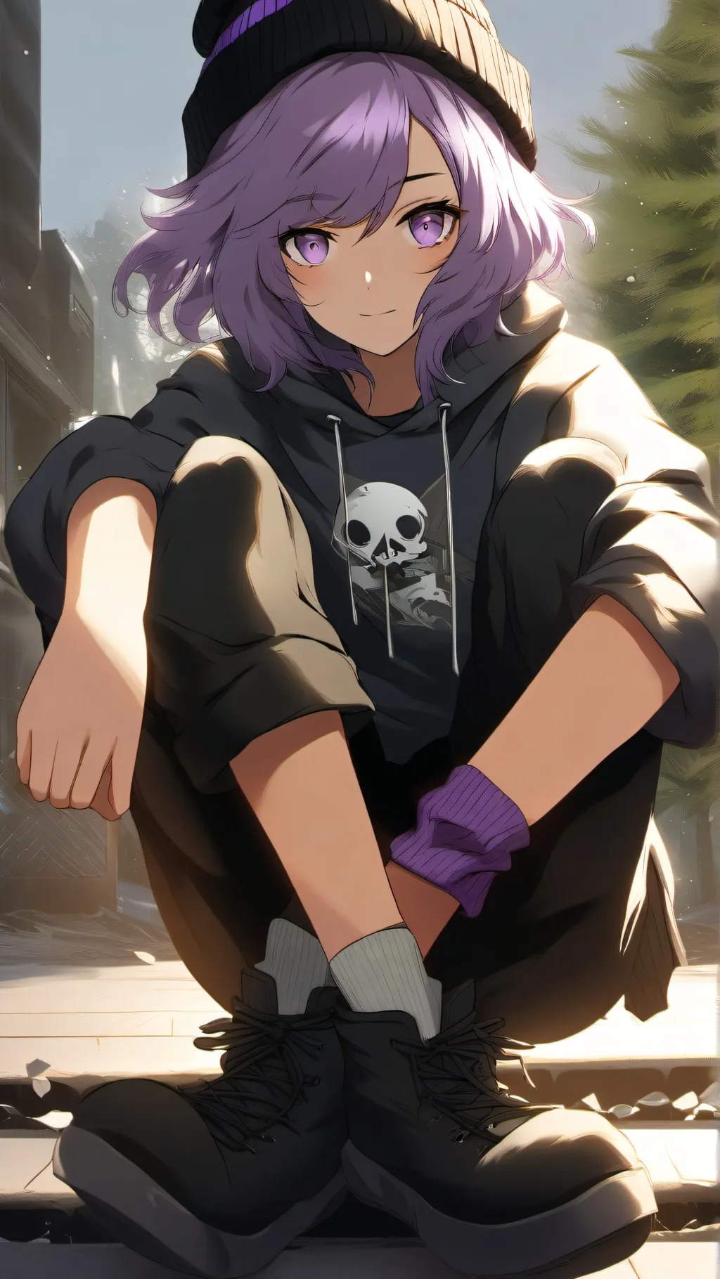 ai character: Uzi background