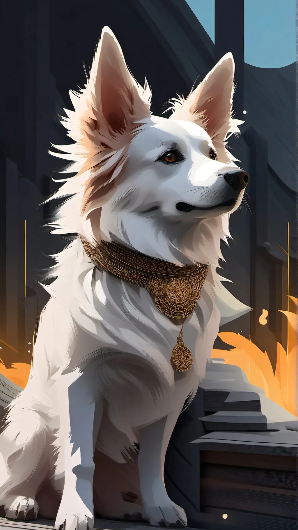 ai character: My baby… background