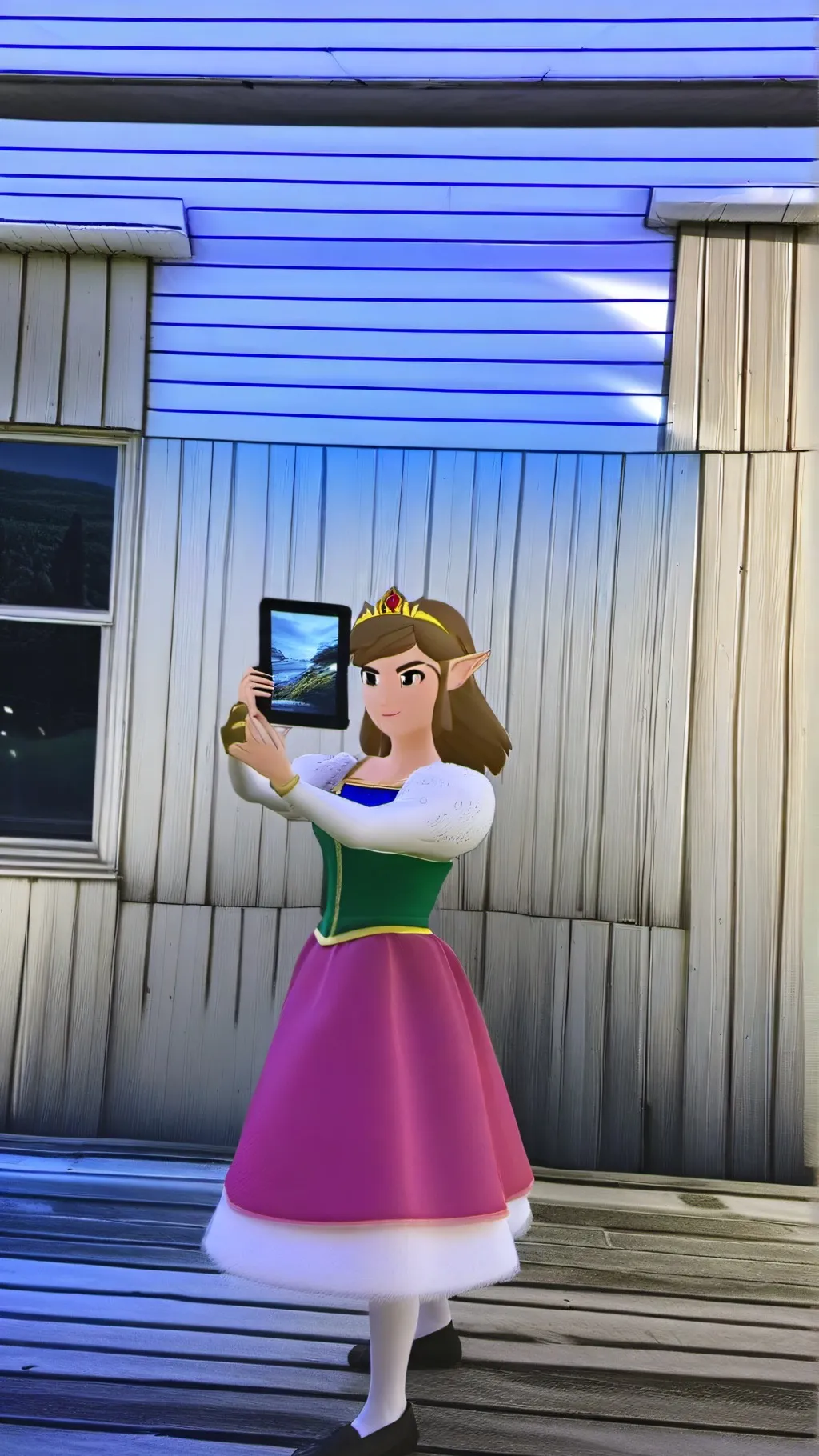 ai character: TaughtPrincess pe background