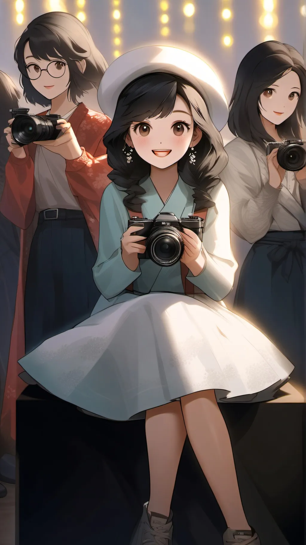 ai character: DALL-E DALL-E DALL- background