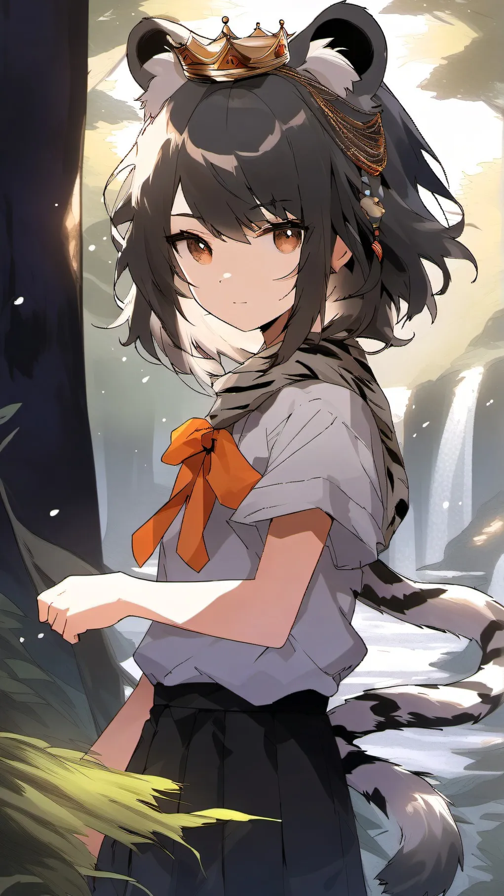 ai character: queen Ezra (2) background