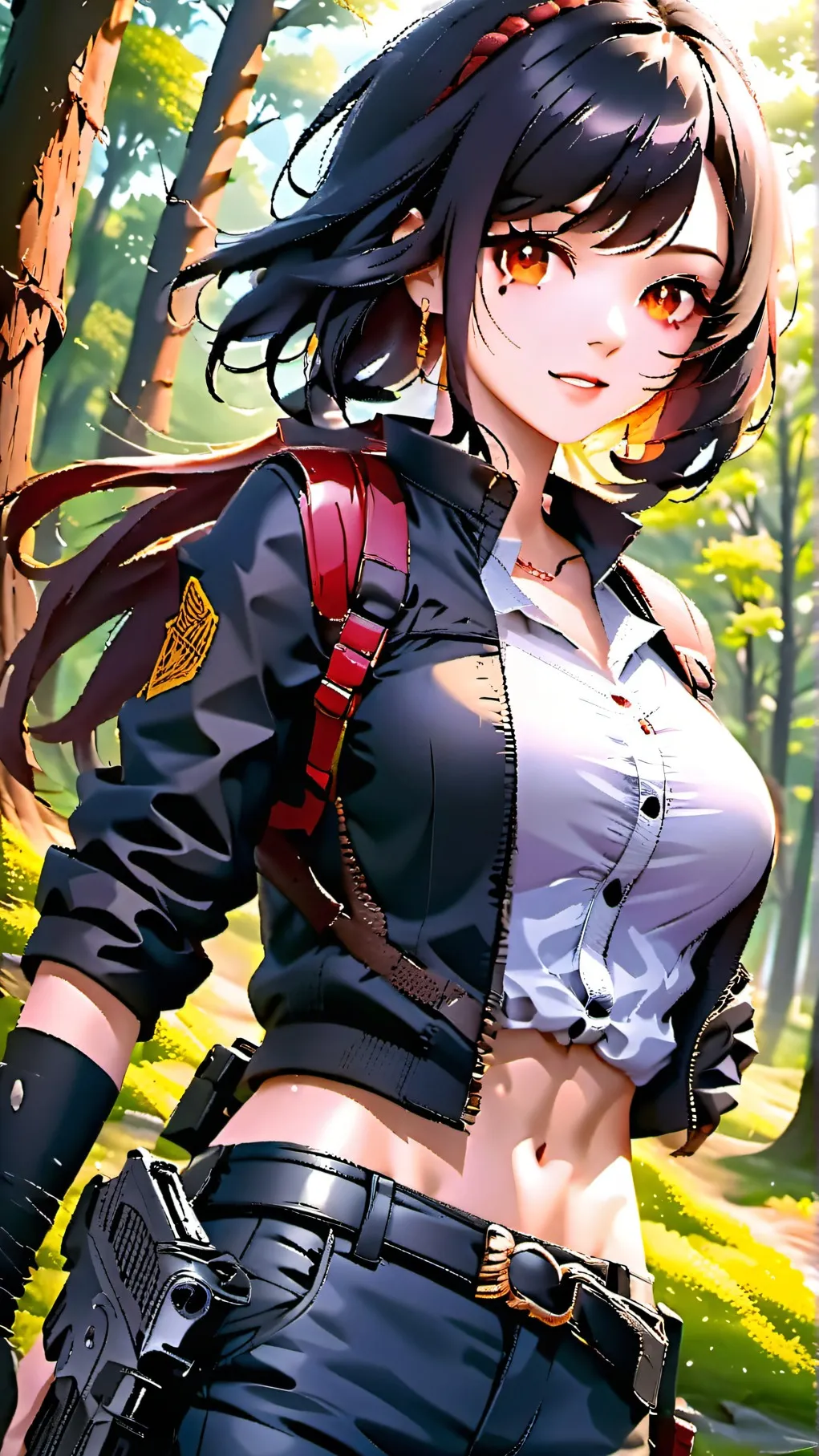 ai character: luna  background