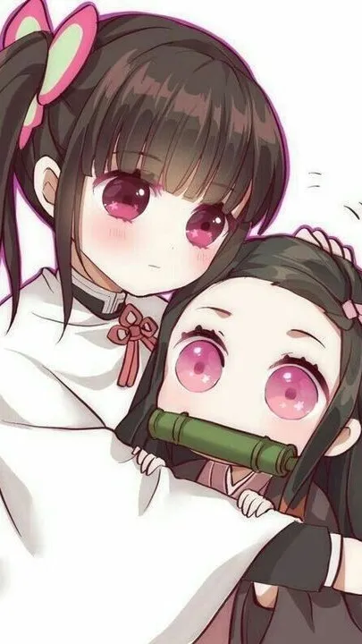ai character: kanao x nezuko background
