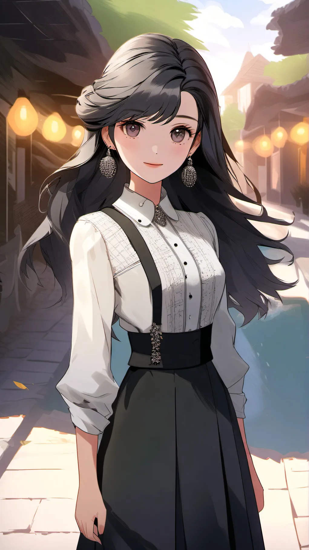 ai character: cara background