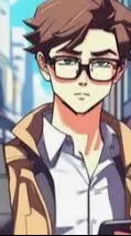 ai character: #Jake the Nerd# background