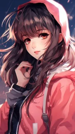 ai character: Cute robber girl background
