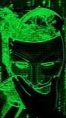 ai character: hacker background