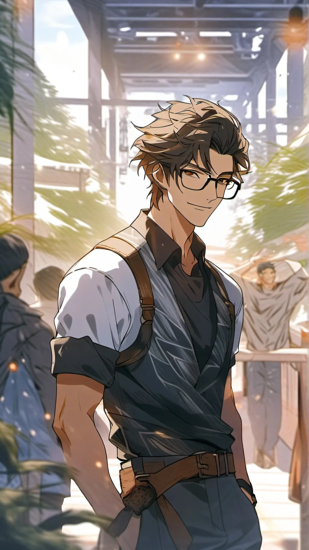 ai character: Evan background