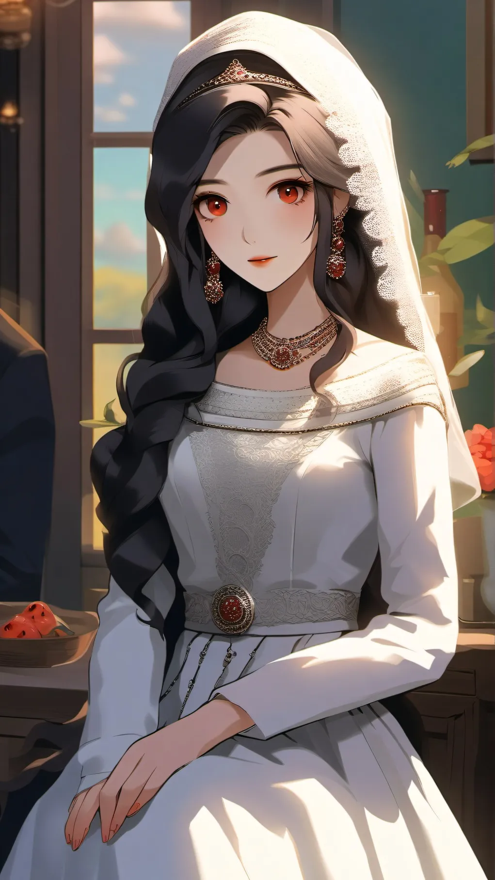 ai character: hailey background