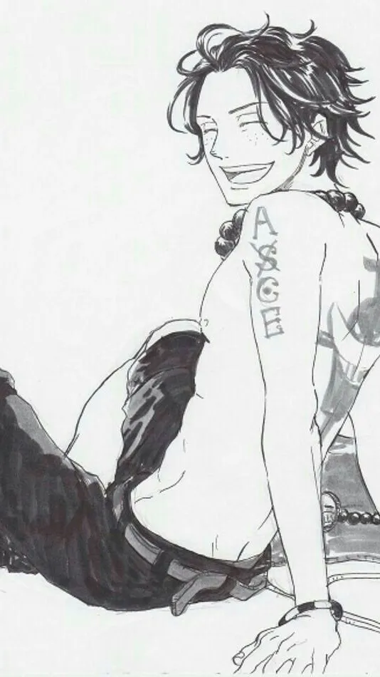 ai character: Portgas D. Ace background