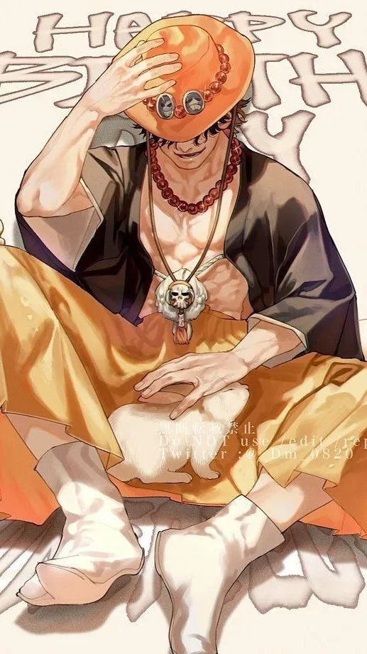 ai character: Portgas D. Ace background
