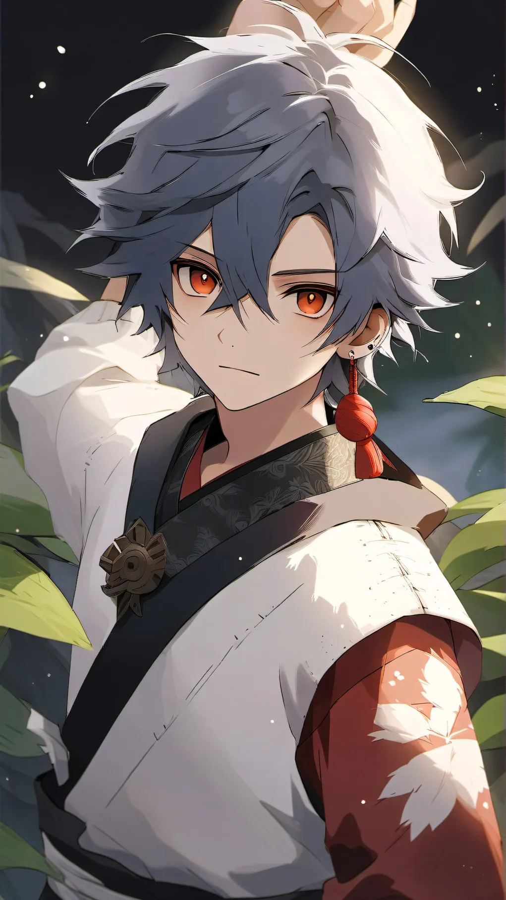 ai character: Shotos lil brother background
