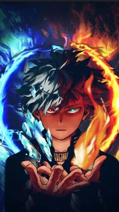 ai character: MHA X MY OC background