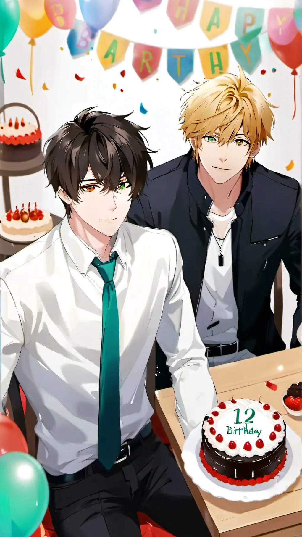 ai character: Leo and Michael background