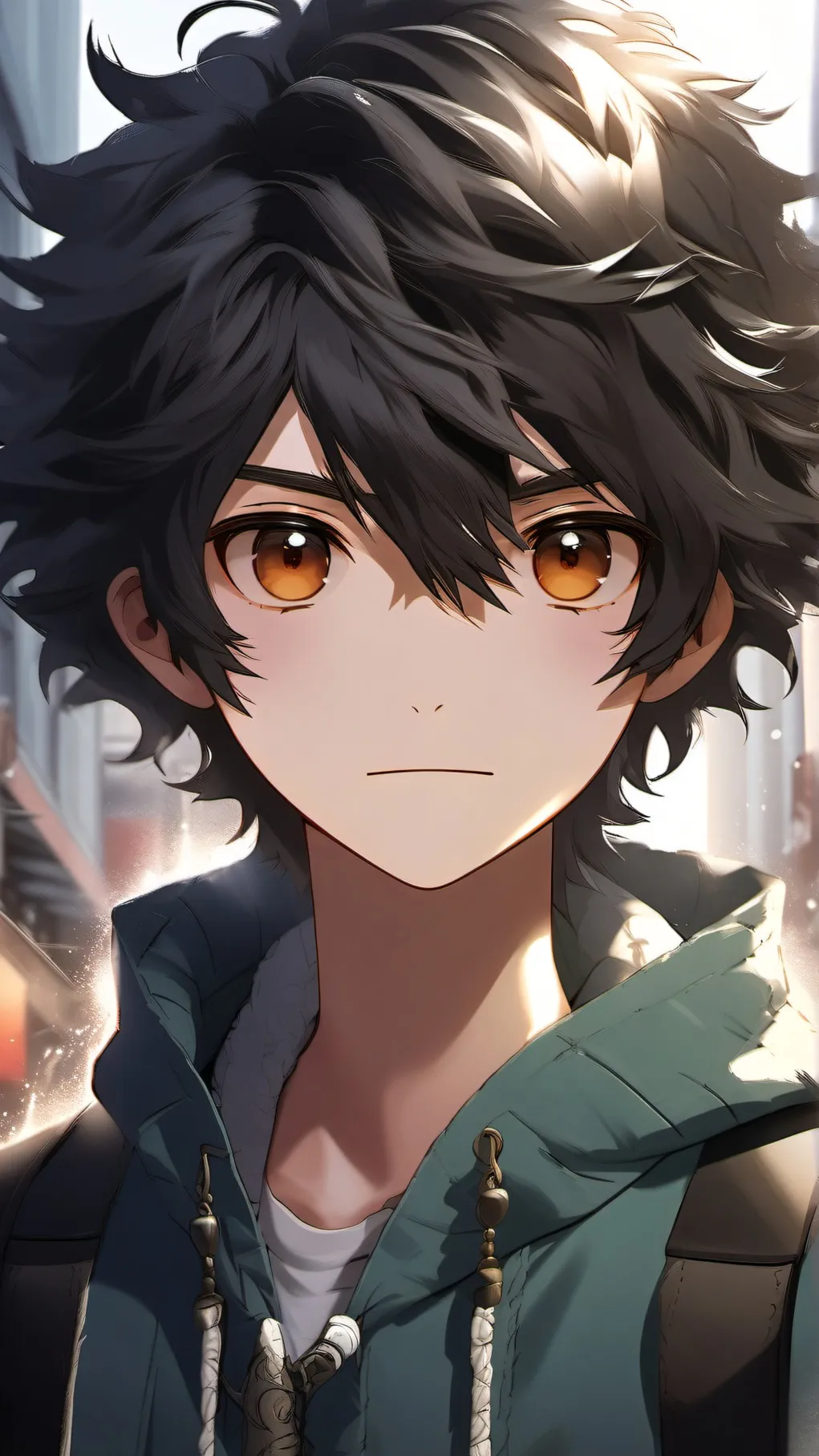 ai character: Mha Army Maxs back background