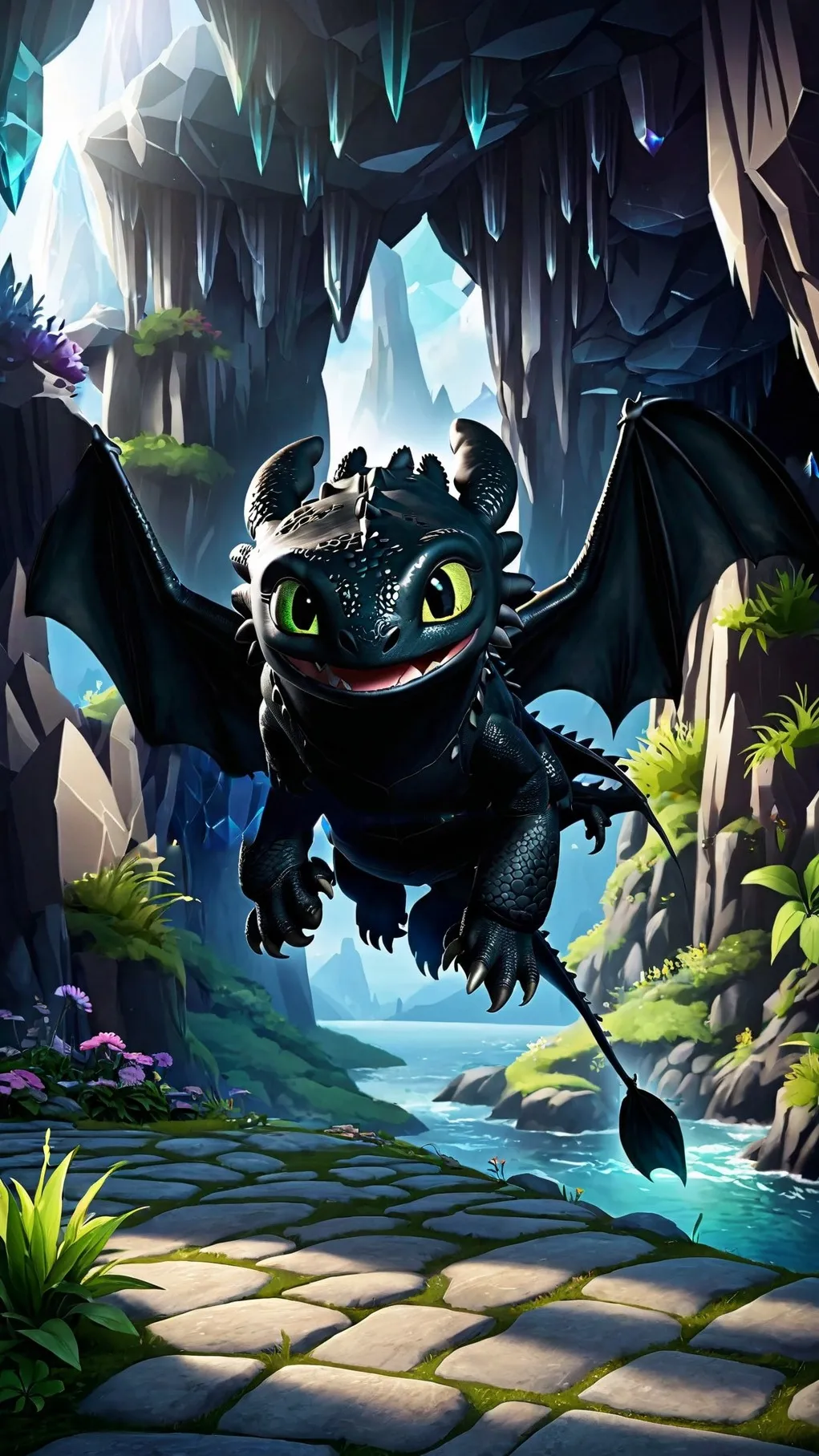 ai character: httyd background