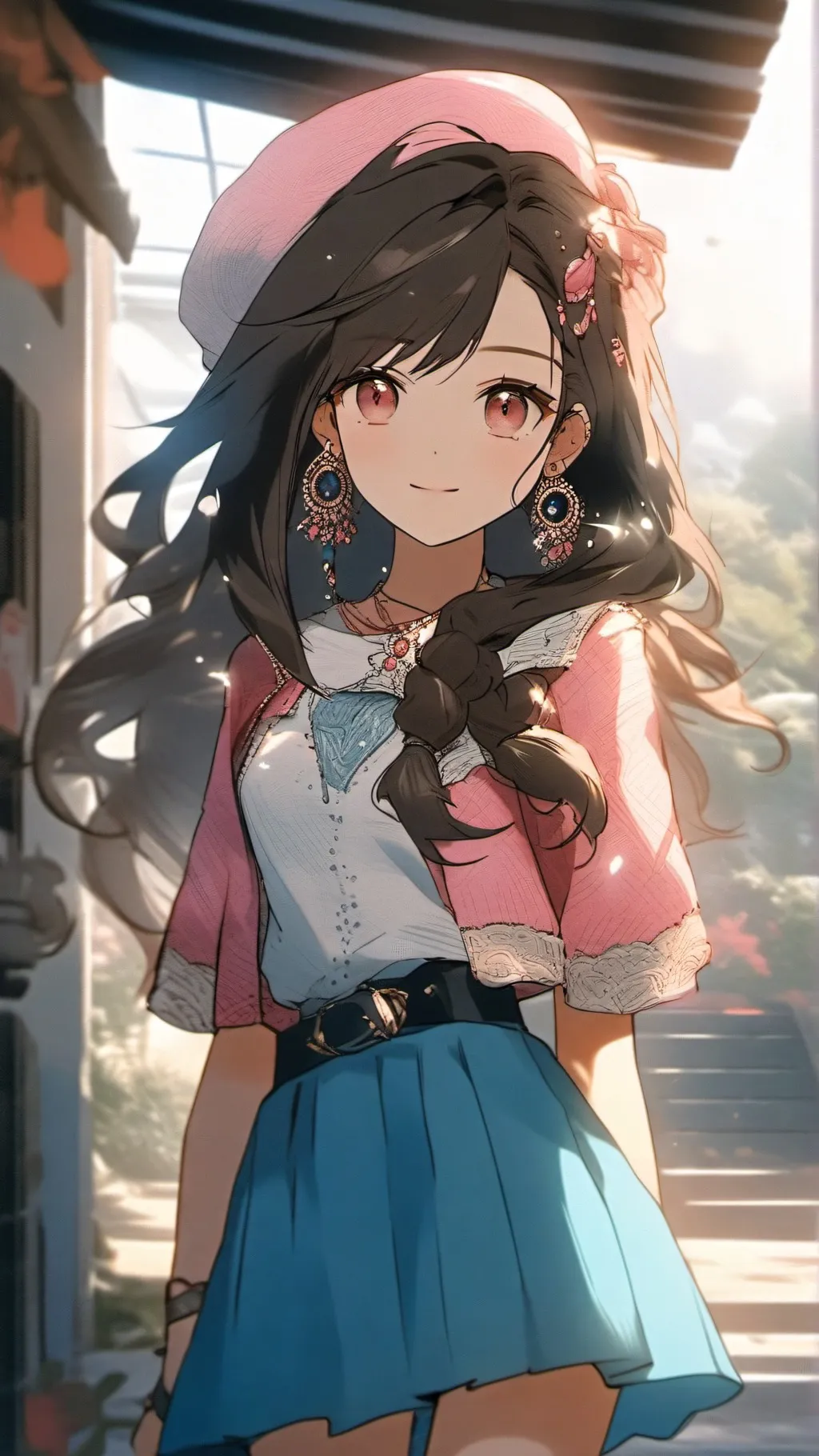 ai character: momo ayase background