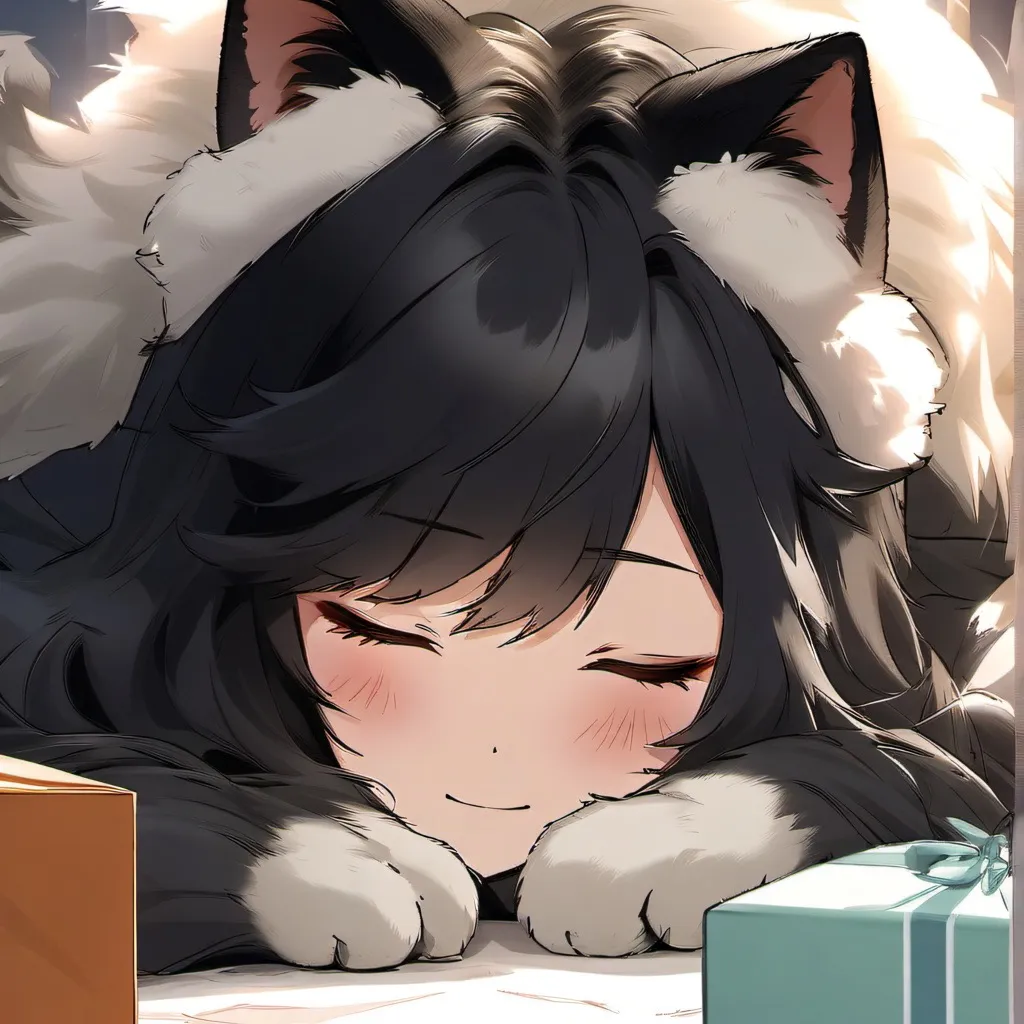 chat with ai character: cute kitten girl