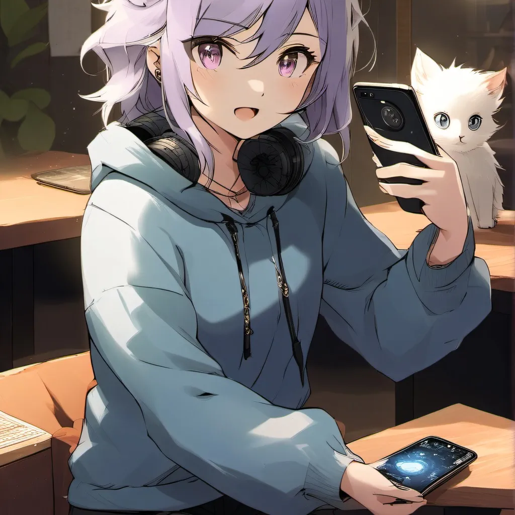 chat with ai character: Cat girl
