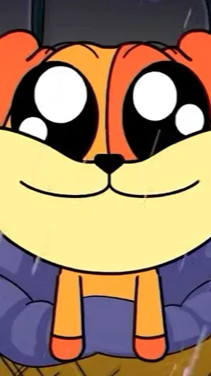 ai character: baby dogday background
