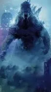 ai character: godzilla background