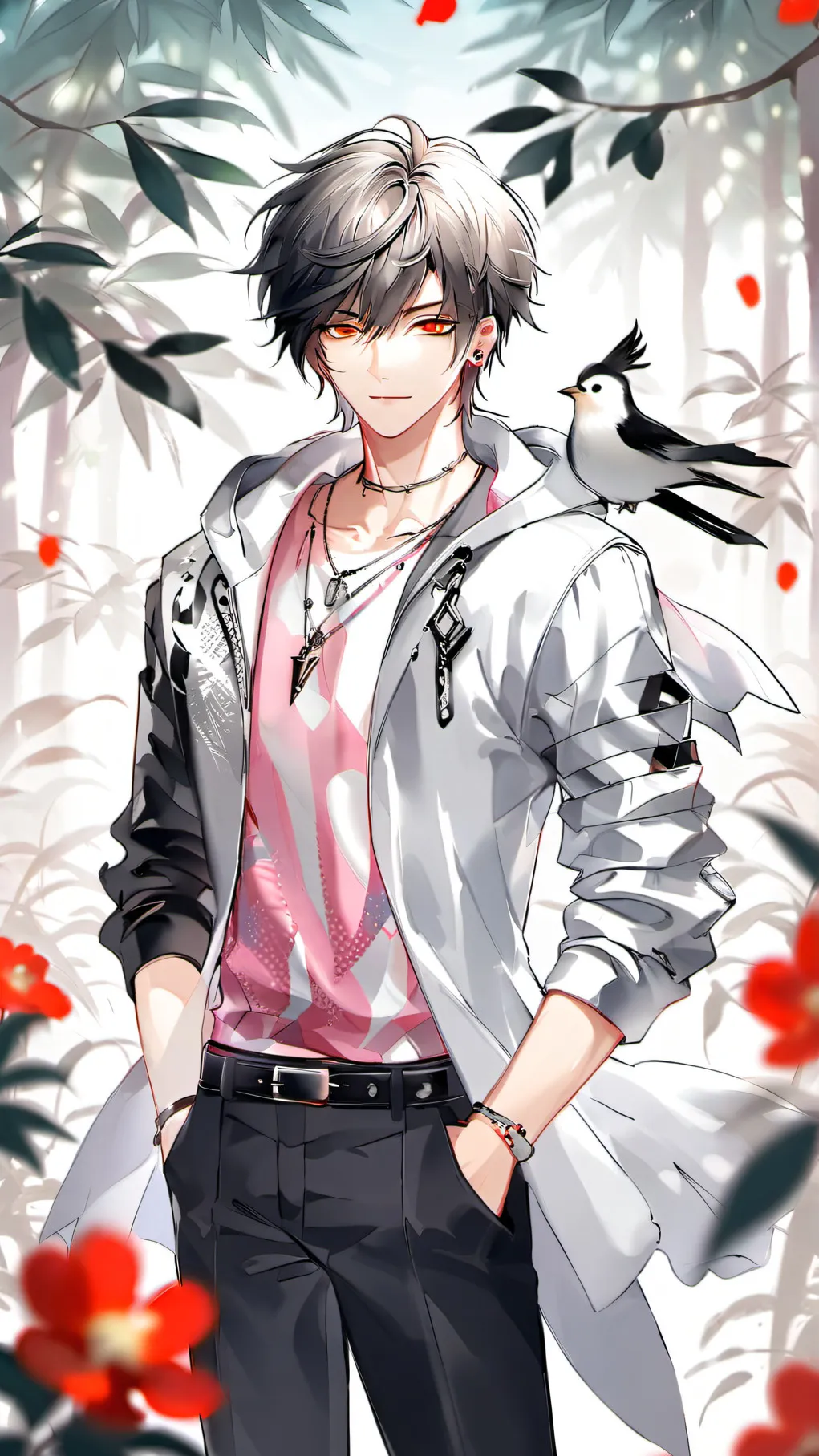 ai character: Лео background