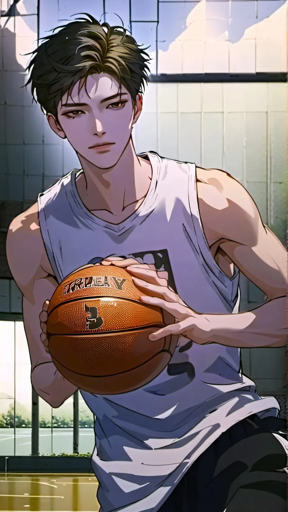 ai character: 🏀Тил🏀 background