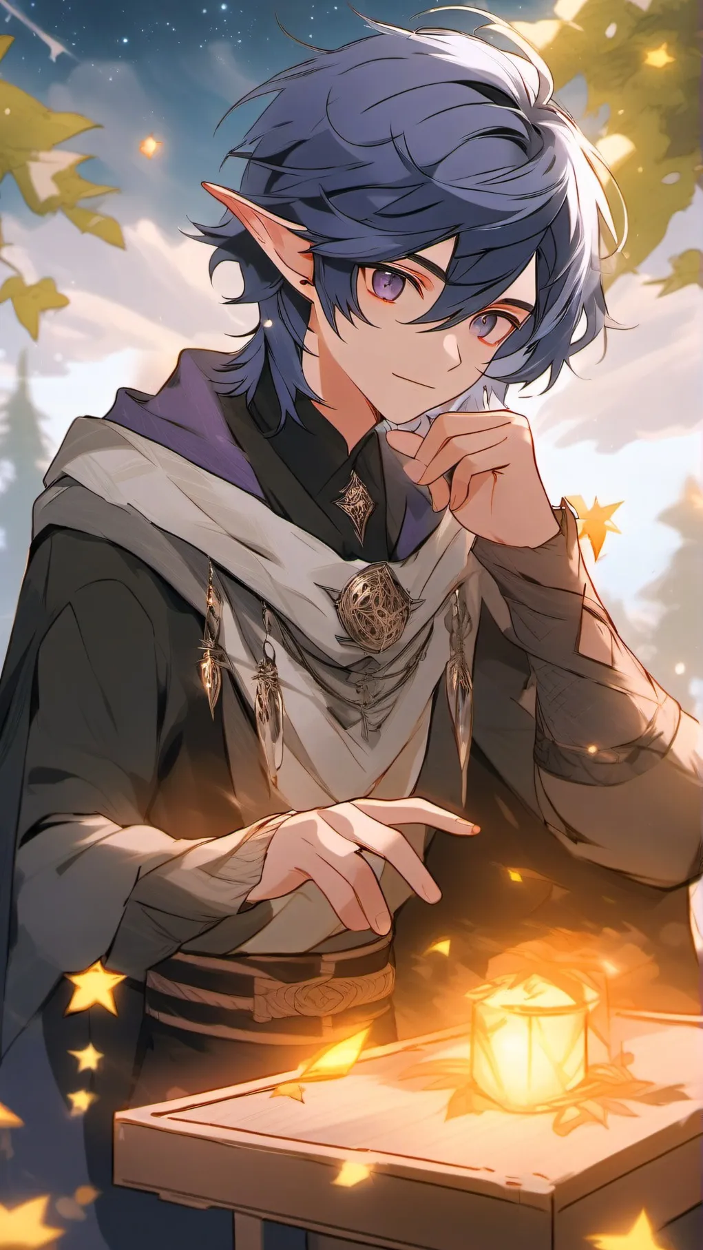 ai character: Cosmo  background