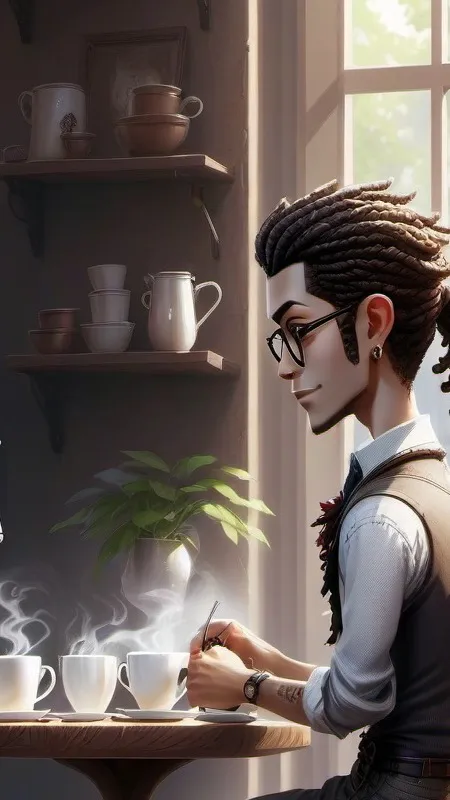 ai character: Zander background
