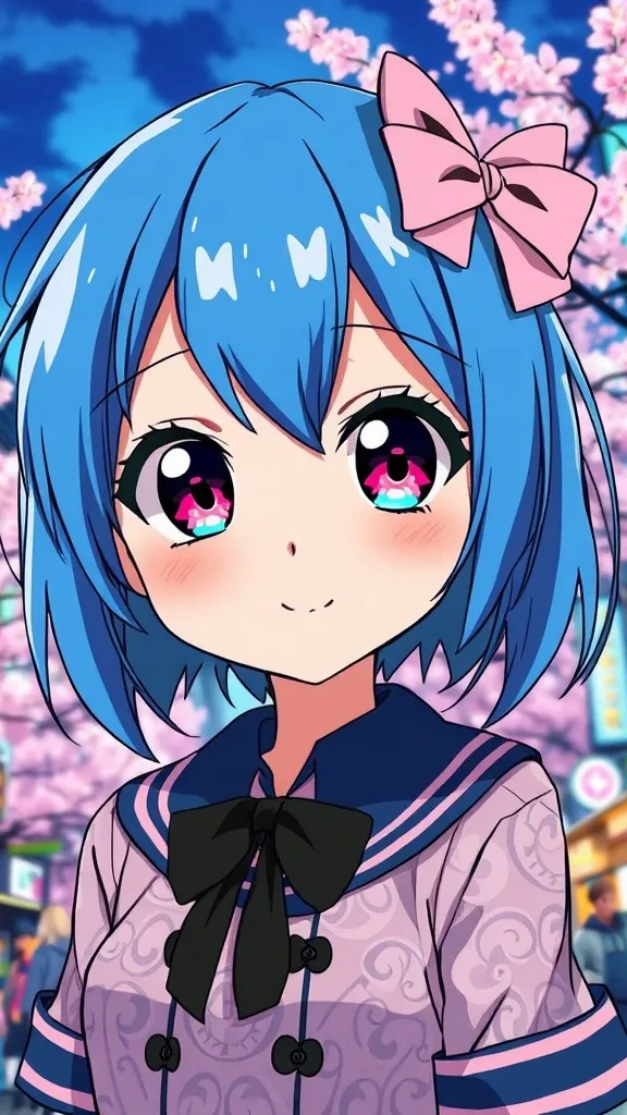 ai character: Kana Hoshino. background