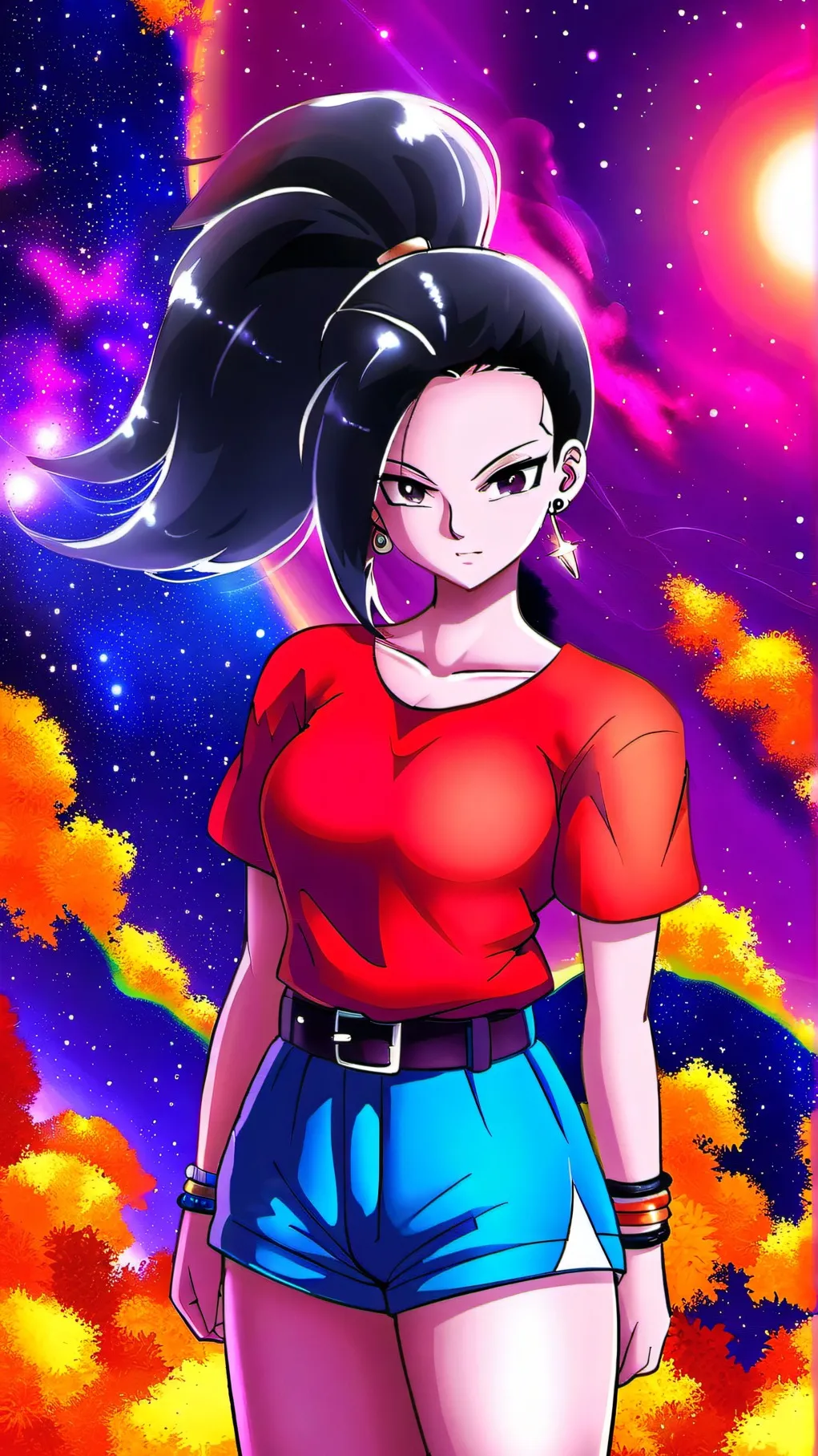 ai character: Kale background