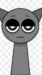 ai character: gray background