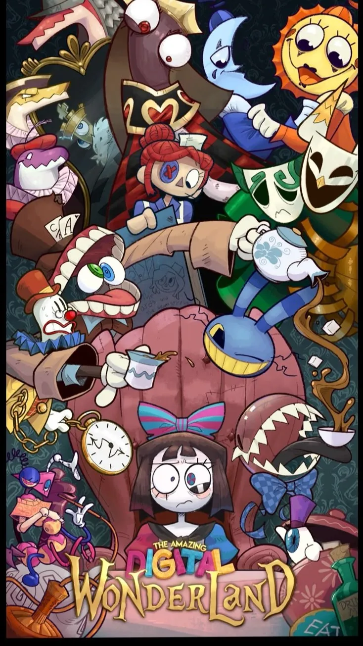ai character: TADC||WonderlandAU background