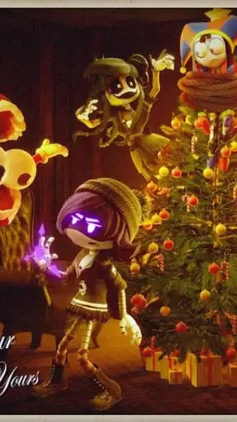 ai character: TADCxMD||Christmas background