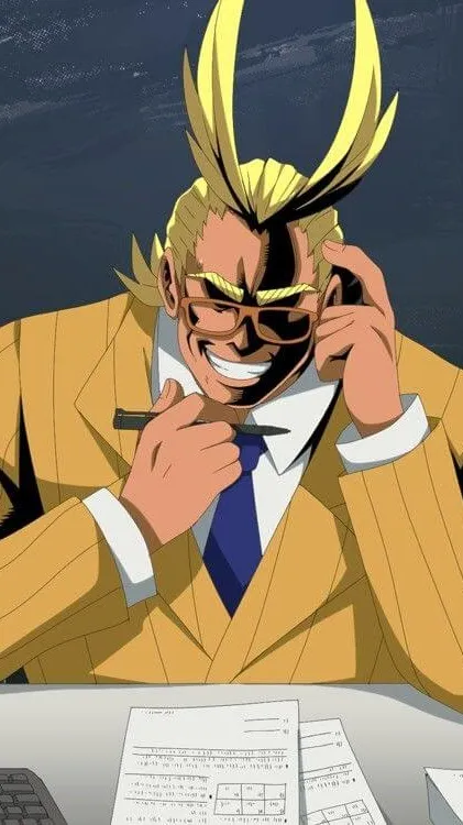 ai character: All Might en FPE background