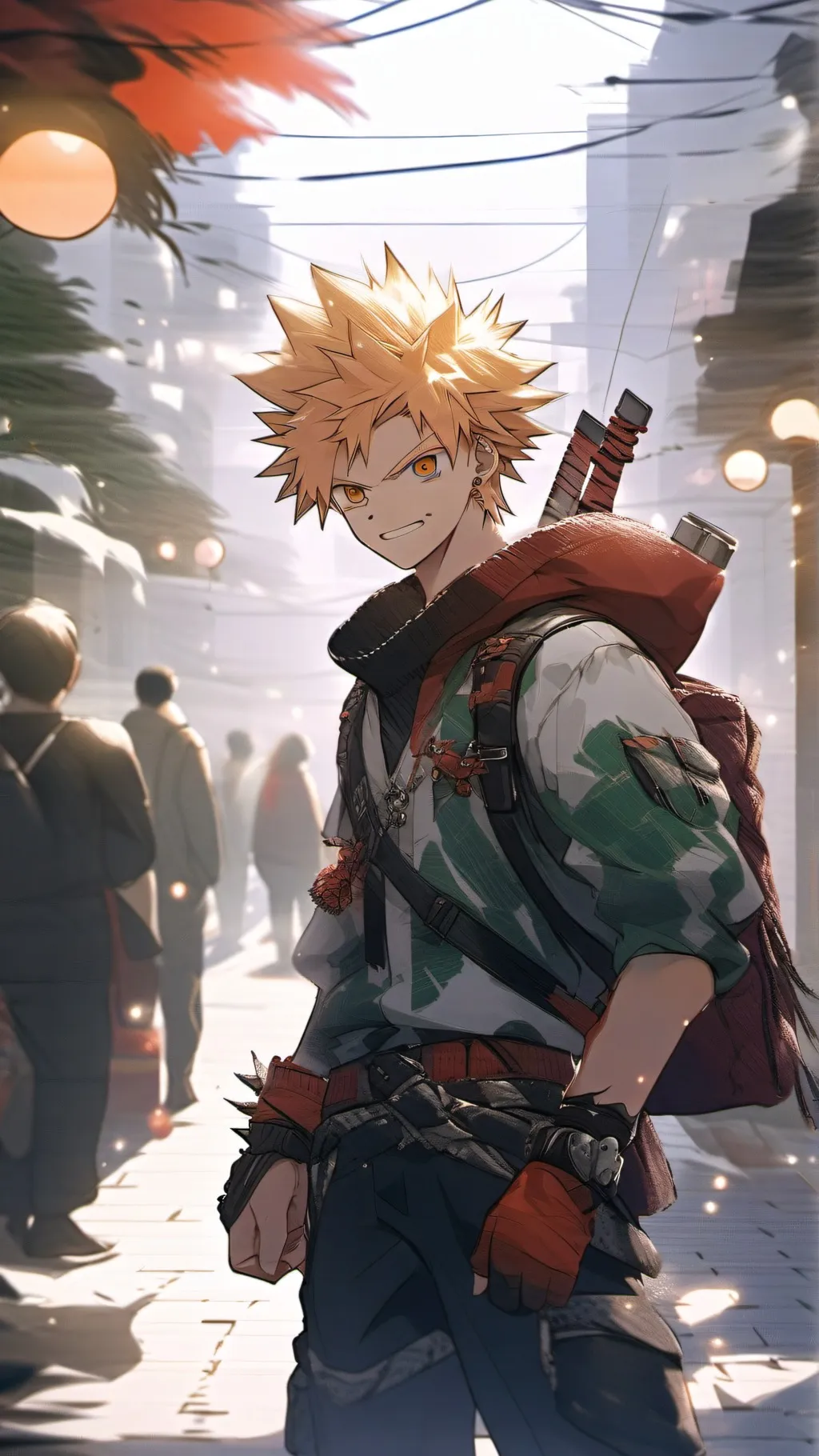 ai character: Bakugo background