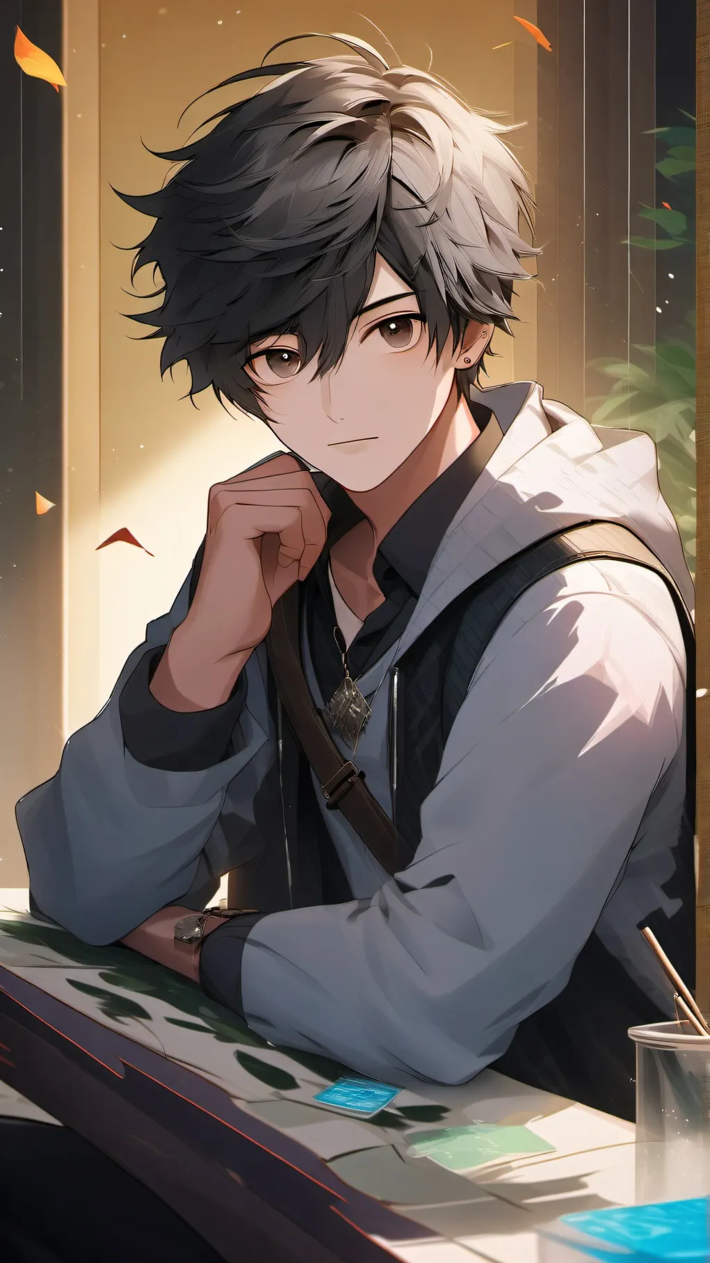 ai character: Dum Boi background