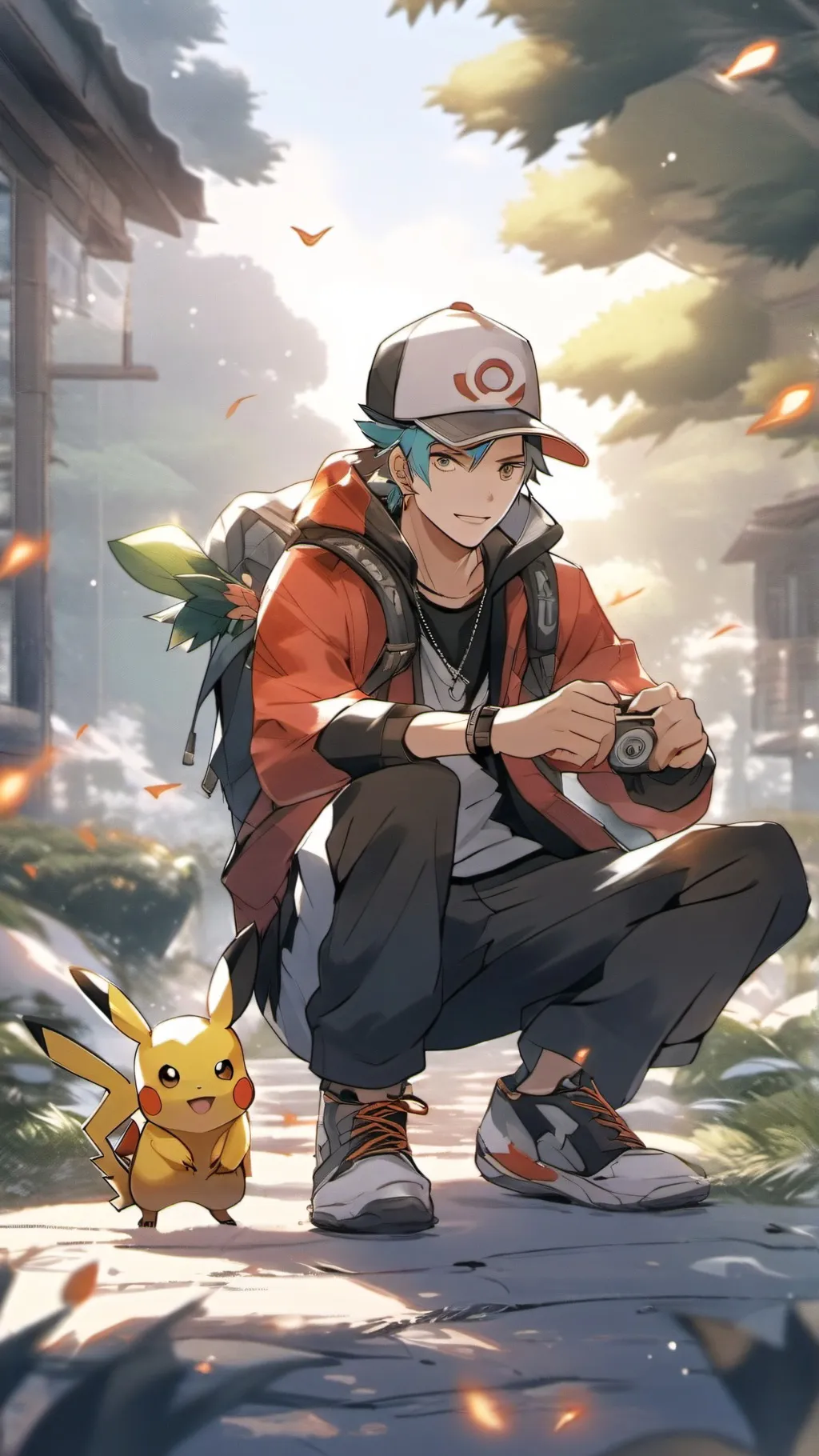 ai character: Pokemon background