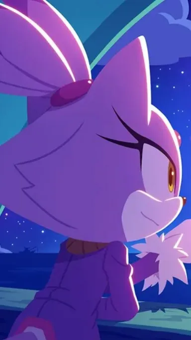 ai character: Blaze The Cat background