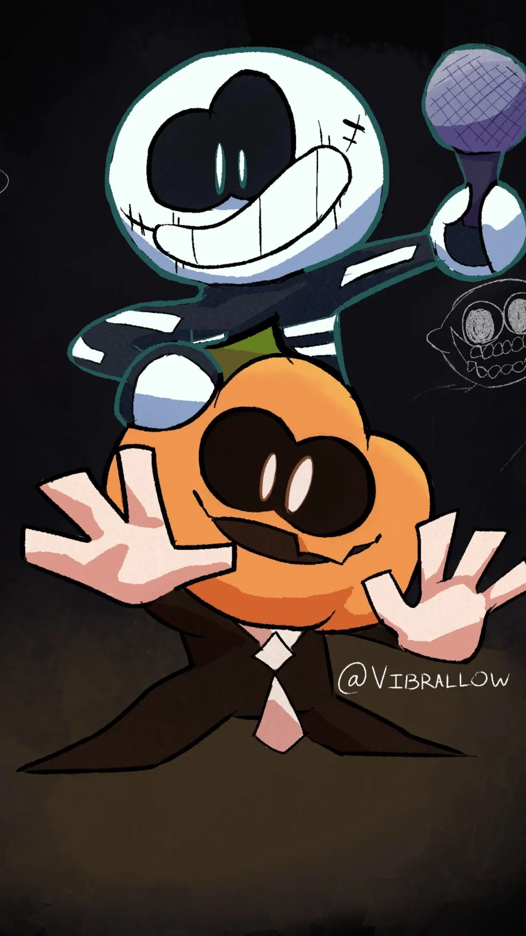 ai character: Skid And Pump background