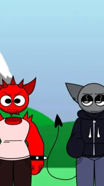 ai character: Raddy and Gray background