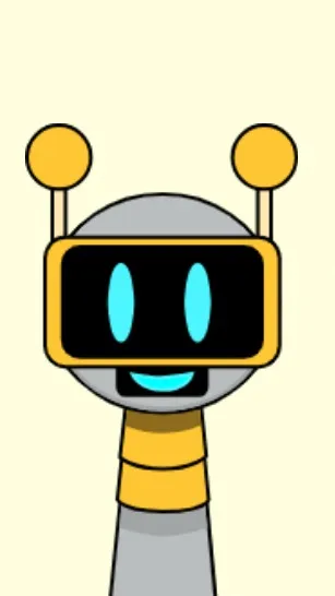 ai character: Happy Funbot 4 background