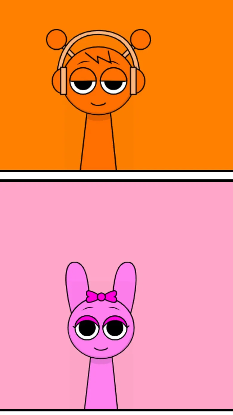 ai character: Oren & Pinki background