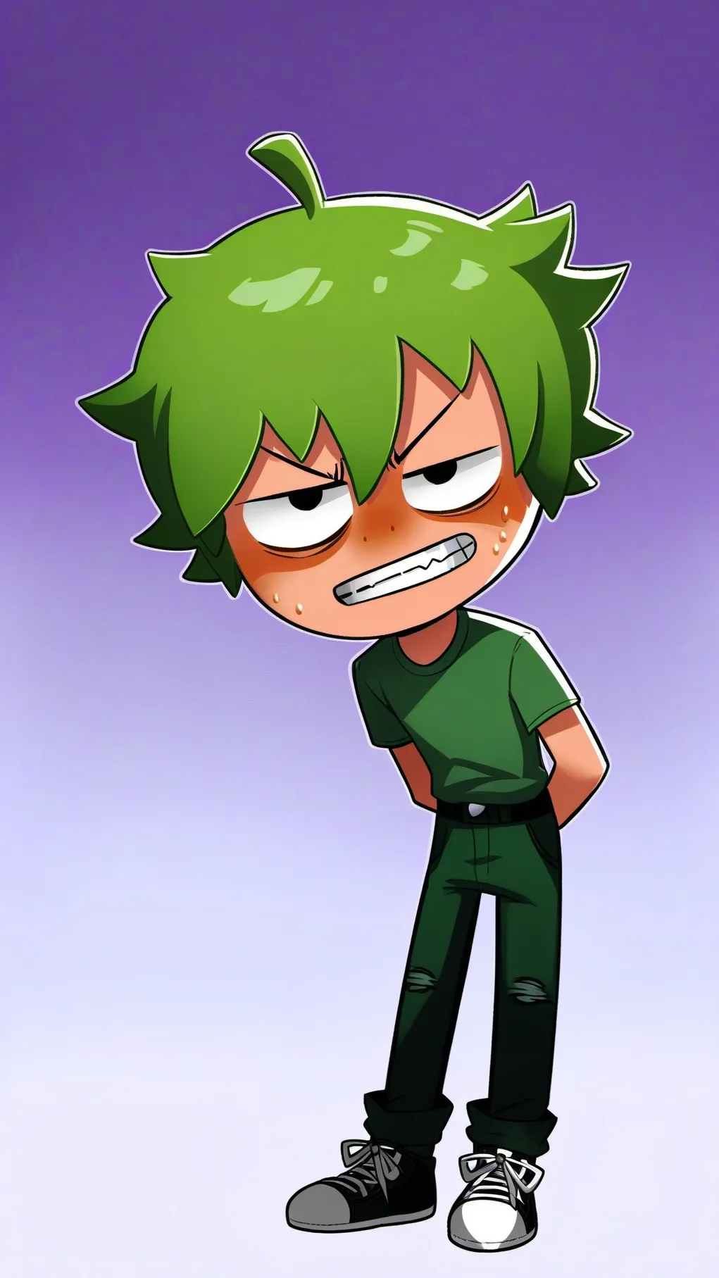 ai character: Fritz Sprunki oc  background