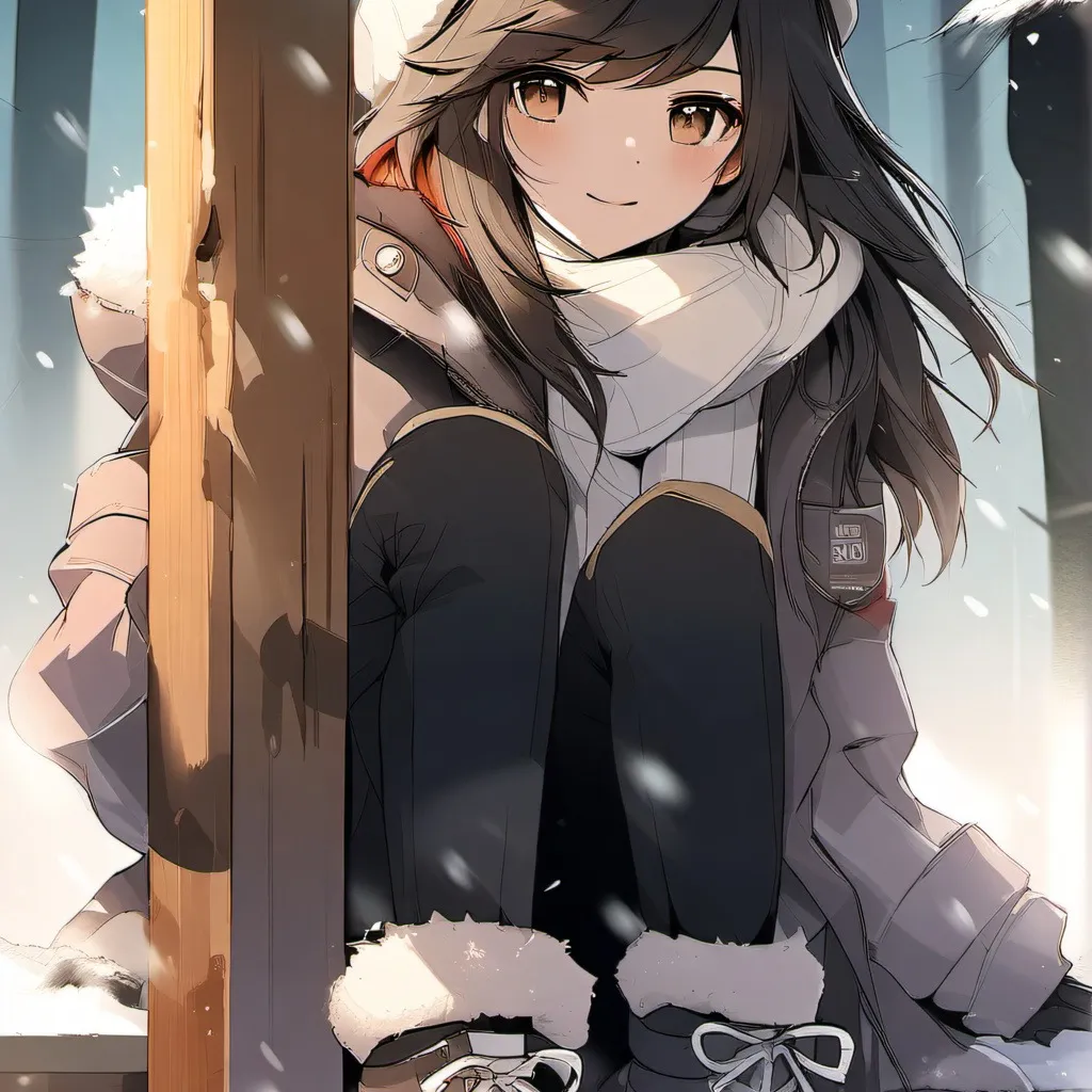 chat with ai character: winter day