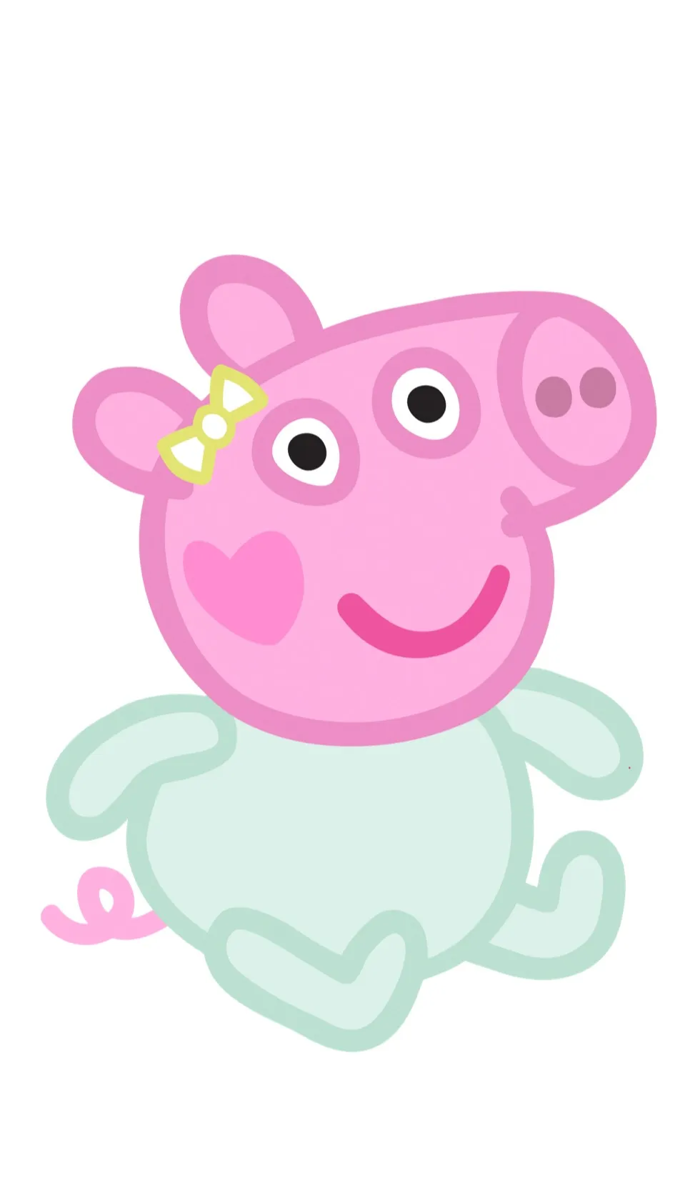 ai character: Evie Pig background