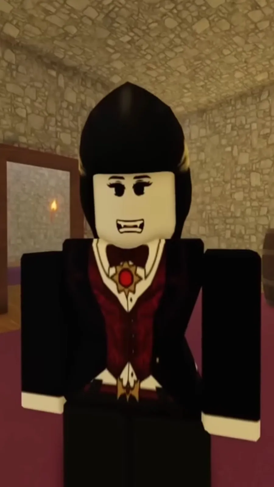 ai character: Vampire girl Sus.. background