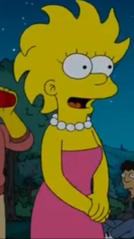 ai character: Lisa Simpson background